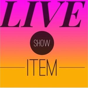 $18 Live unlisted item NO cancellations for ANY REASON